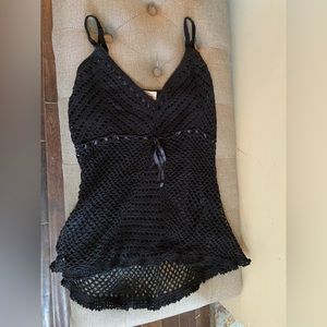 Faded Glory crochet tank top